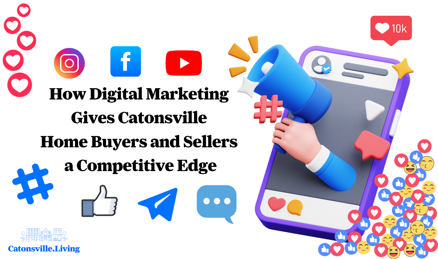 image with social media icons